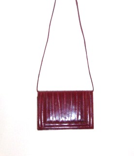 Eelskin leather bag